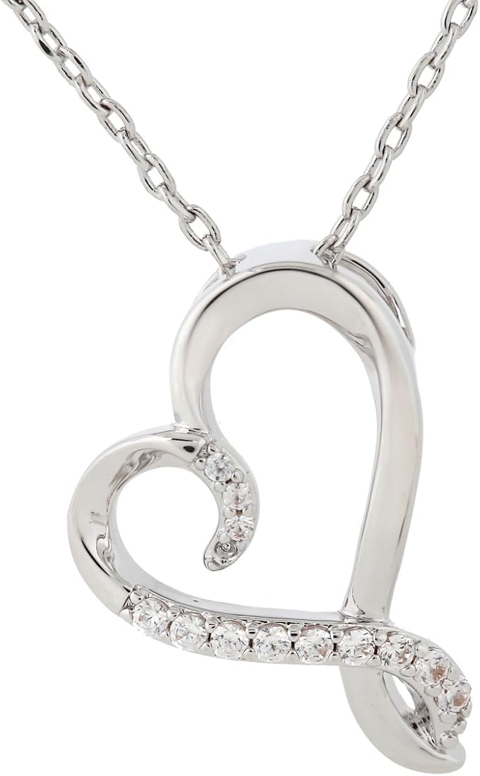 Amazon | SWAROVSKI スワロフスキー ネックレス オープンハート ハート